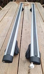 Thule dakdragers/open dakrails, type 753, alu bars, 120 cm., Ophalen, Zo goed als nieuw