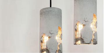 Stijlvolle Beton Hanglampjes (3 stuks) beschikbaar voor biedingen