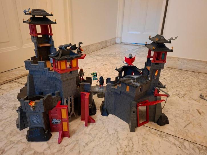 Playmobil Drakenkasteel Groot & Klein - Compleet!, Kinderen en Baby's, Speelgoed | Playmobil, Zo goed als nieuw, Ophalen of Verzenden