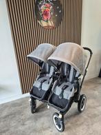 bugaboo donkey duo grijs, tweeling en duoset incl. extra, Ophalen, Zo goed als nieuw, Kinderwagen of Buggy