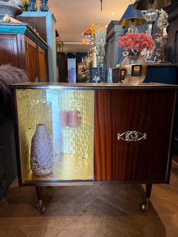 Vintage barmeubel, Frans drankenkastje, liquer cabinet VdlM beschikbaar voor biedingen