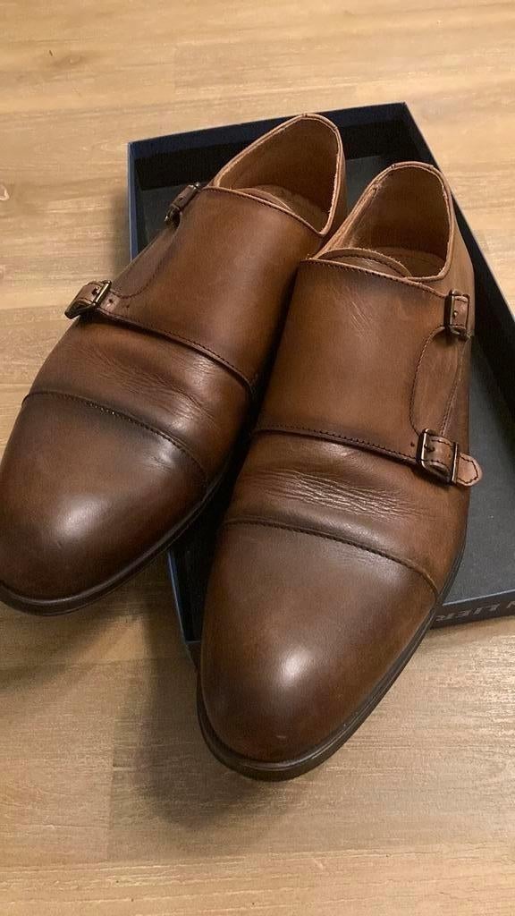 Toscanini bruine herenschoenen maat 44,5, Kleding | Heren, Schoenen, Bruin, Ophalen of Verzenden, Toscanini, Gespschoenen
