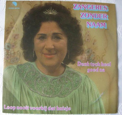 Vinyl Singeltje Zangeres Zonder Naam Denk toch heel goed na, Cd's en Dvd's, Vinyl Singles, Zo goed als nieuw, Single, Nederlandstalig