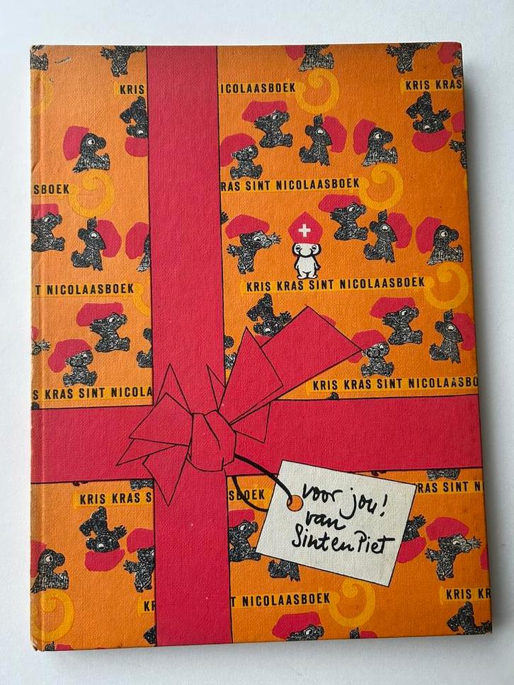 Vintage ‘Kris Kras Sint Nicolaasboek’ uit zestiger jaren, Diversen, Sinterklaas, Gebruikt, Ophalen of Verzenden