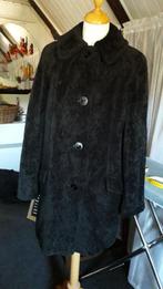 Zwarte Vintage Lama wol winterjas maat 36/38. 75,00., Ophalen of Verzenden, Zo goed als nieuw, Maat 36 (S), Zwart