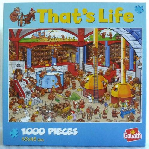 Puzzel 1000 stukjes That's Life, Hobby en Vrije tijd, Denksport en Puzzels, Zo goed als nieuw, Legpuzzel, 500 t/m 1500 stukjes