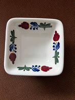 Boerenbont servies/ Belgisch Boch vierkant schaaltje, Ophalen of Verzenden, Zo goed als nieuw, Boerenbont