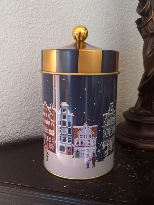 leuk blik winter grachtenpanden, Verzamelen, Blikken, Zo goed als nieuw, Overige, Overige merken, Ophalen of Verzenden