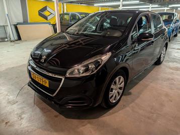 Peugeot 208 1.2 VTI 60KW/82PK 5-D 2018 Zwart beschikbaar voor biedingen