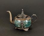 Tibetaanse kleine theepot met godin, vuurvogel draak kikkers, Ophalen of Verzenden