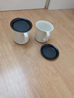 2x tupperware mokken bekers, Ophalen of Verzenden, Zo goed als nieuw, Beker of Kan