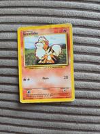 Growlithe 028/102 Base Set (Shadowless) Regular, Ophalen of Verzenden, Gebruikt, Losse kaart