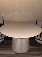 Japandi Uitschuifbare Eettafel, Huis en Inrichting, Tafels | Eettafels, Ophalen, 100 tot 150 cm, Eikenhout, Nieuw