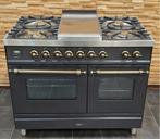 🔥Luxe Fornuis Boretti 100cm antraciet + oud koper GASOVEN, 60 cm of meer, Ophalen of Verzenden, Zo goed als nieuw, Energieklasse A of zuiniger