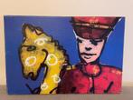 Herman brood “de huzaar” zeefdruk., Antiek en Kunst, Ophalen of Verzenden