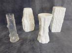set 4 Vintage Ingrid Glashütte boomschors Glas Vaas Art ´70, Antiek en Kunst, Ophalen of Verzenden