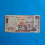500 kwacha Malawi #041, Postzegels en Munten, Bankbiljetten | Afrika, Los biljet, Overige landen, Verzenden