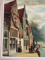 Schilderij Bierkade 10 Hoorn, Ode aan Cornelis Springer, Antiek en Kunst, Kunst | Schilderijen | Klassiek, Ophalen
