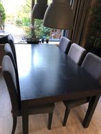 Eettafel met 6 stoelen, Ophalen, Degelijk, 200 cm of meer, 50 tot 100 cm