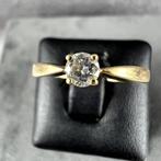 Gouden ring | 14K* | 1,94gr | solitair brilj | 392324, Sieraden, Tassen en Uiterlijk, Ringen, Ophalen of Verzenden, Dame, Goud