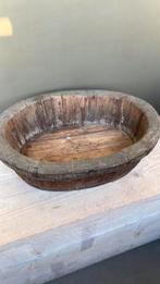 Ovale  olijfbak met accessoires vr prijs 55,00, Huis en Inrichting, Woonaccessoires | Schalen en Manden, Ophalen, Gebruikt, Schaal