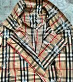 Burberry ruitpatroon lakjas regenjas mt S ceintuur 112 cm la, Caravans en Kamperen, Verzenden, Zo goed als nieuw, Regenjas