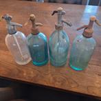 4 Decoratieve sifon- cg spuitflessen, Antiek en Kunst, Ophalen