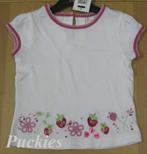 Maat 80 *SALE* George meisjes shirt wit/roze *NieuW* a, Meisje, Nieuw, Ophalen of Verzenden, George
