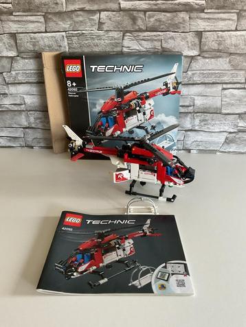 Lego Technic 42092 Reddingshelikopter Compleet beschikbaar voor biedingen