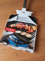 Bodum Gietijzeren Grillpan - Perfect voor Binnen & Buiten!, Ophalen, Gietijzer, Zo goed als nieuw, Keramische plaat