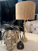 Tafel Lamp met Lampenkap Goud Richmond stle, Ophalen of Verzenden, Zo goed als nieuw, Minder dan 50 cm