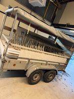 Stukadoors/loopsteiger incl hapert aanhanger met huif, Ophalen