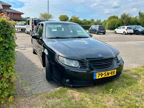 Saab 9-5 2.3 Turbo Aero Sport Sedan AUT 2006 Zwart, Auto's, Saab, Particulier, Benzine, E, Sedan, Automaat, Origineel Nederlands