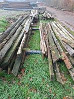 Eiken balken, gebintbalken en daksporen, planken 4,5 cm dik, Tuin en Terras, Ophalen, Gebruikt, 250 cm of meer, Balken