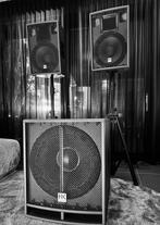 HK-Audio Lucas 2000 PA-set. 1x18” 2x12”/1” statieven/kabels, Audio, Tv en Foto, Luidsprekers, Subwoofer, Zo goed als nieuw, 120 watt of meer