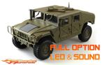 HG P408 RTR 16ch 4X4 U.S. Military Truck Green Color Hummer, Nieuw, Auto offroad, Elektro, RTR (Ready to Run)