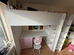 ikea stuva witte Hoogslaper met bureau, Ophalen, Gebruikt, Hoogslaper