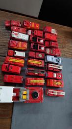 Brandweerauto's Matchbox, Lesney, Majorette - 29 stuks, Hobby en Vrije tijd, Modelauto's | 1:87, Ophalen of Verzenden, Gebruikt
