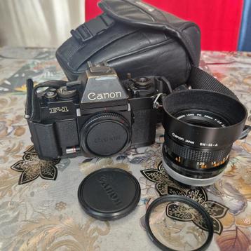 Canon F1 New met groothoek 28mm 2.8 s.c beschikbaar voor biedingen