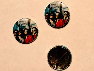 Golden Earring Barry Hay vintage buttons logo band rock beschikbaar voor biedingen