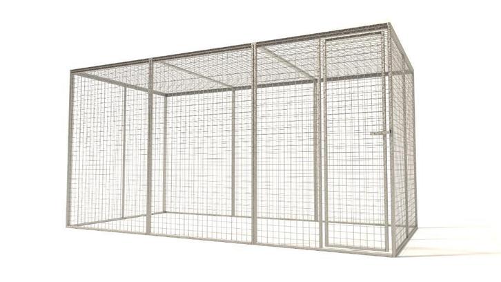 Luxe papegaaienkooi Coco 360x180x180cm, Dieren en Toebehoren, Vogels | Hokken en Kooien, Nieuw, Volière, Metaal, Ophalen of Verzenden