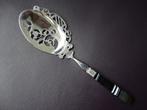 Zilveren schep met bijzondere agaten heft, streepagaat, Antiek en Kunst, Verzenden, Zilver