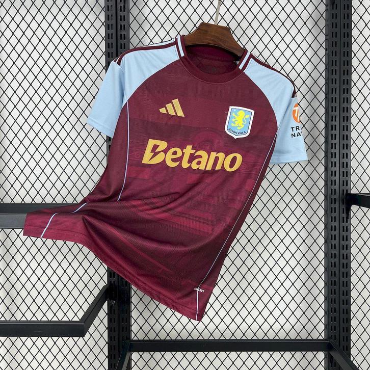 Aston Villa 25/26 thuis shirt alle maten beschikbaar, Sport en Fitness, Voetbal, Zo goed als nieuw, Shirt, Verzenden