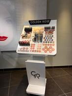 Display GOLDENROSE met testers (zonder verkoop), Sieraden, Tassen en Uiterlijk, Uiterlijk | Cosmetica en Make-up, Ophalen, Gehele gezicht