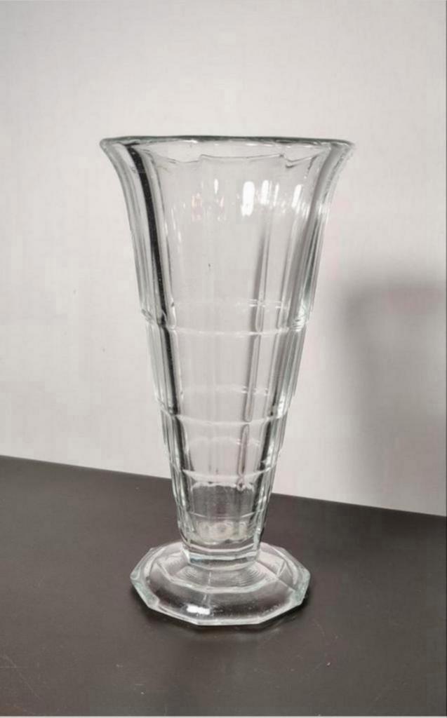 Art-déco vaas Val Saint Lambert, Antiek en Kunst, Antiek | Glas en Kristal, Ophalen of Verzenden