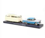 Simca Chambord blauw 1958 & caravan Henon 1/43 NOREV CL5712
