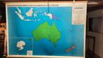 Vintage schoolplaat Australië / Oceanië, Ophalen, Aardrijkskunde