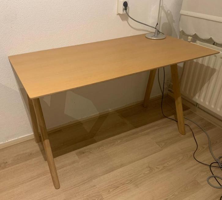 HAY CPH90 bureau 130x65, gelakt eiken, Huis en Inrichting, Bureaus, Zo goed als nieuw, Bureau, Ophalen