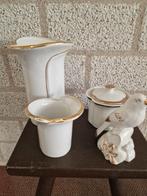 Vintage vazen / suiker pot /beeldje - jaren '80, Ophalen of Verzenden, Huis en Inrichting