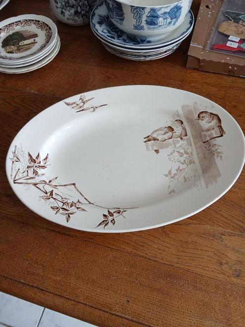 ovalen serveerschaal PLATA van Regout, Antiek en Kunst, Antiek | Servies los, Ophalen of Verzenden